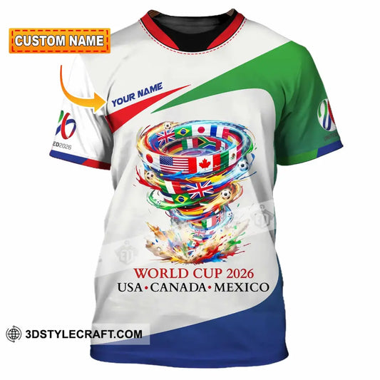 Unisex Shirt - Custom World Cup 2026 3D Shirt T-shirt