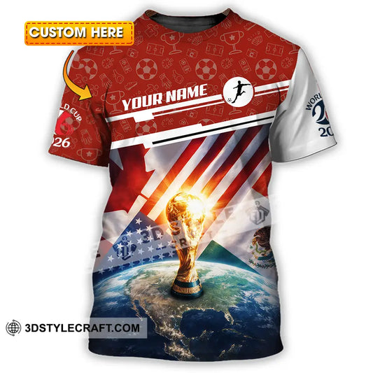 Unisex Shirt - Custom World Cup 2026 3D Shirt T-shirt