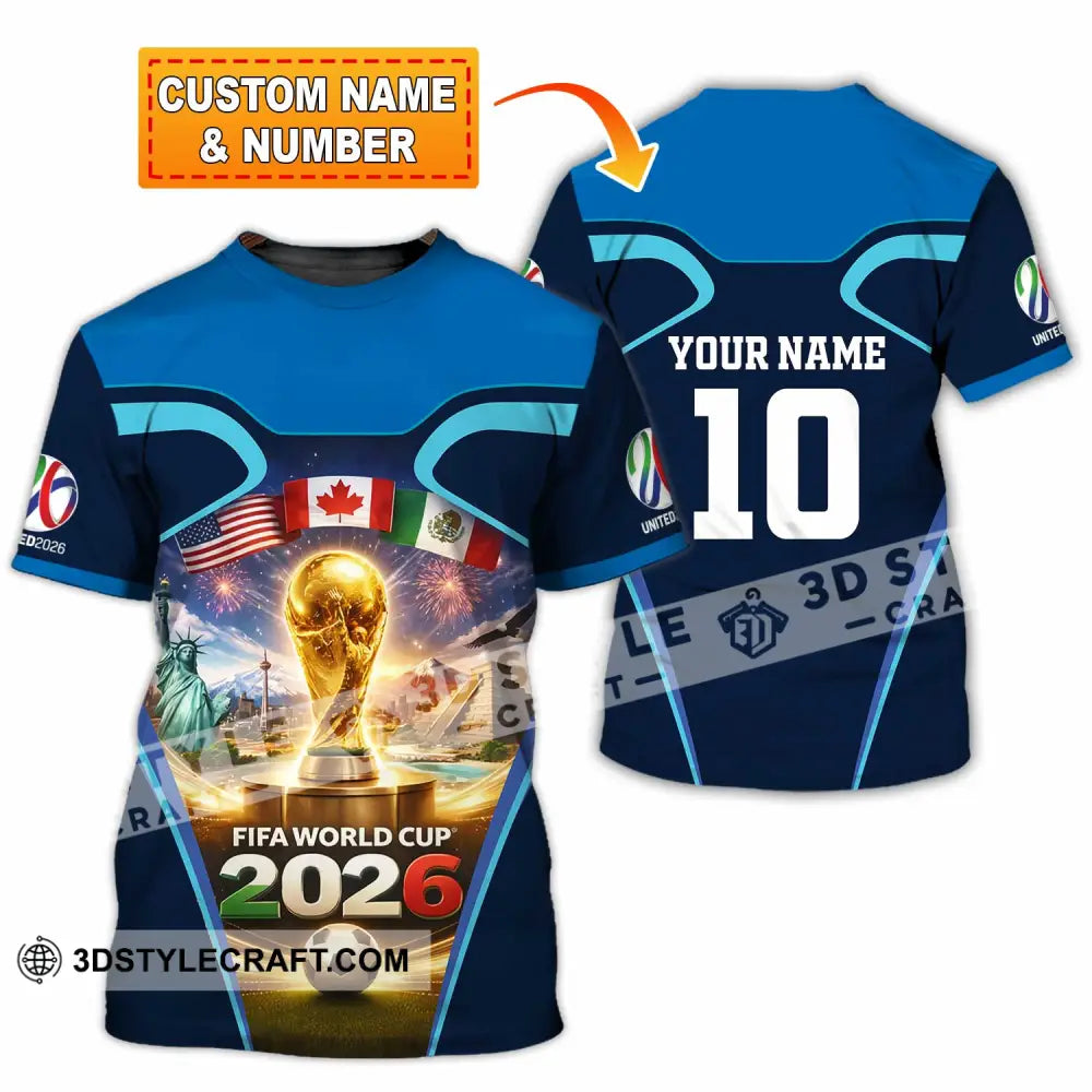 Unisex Shirt - Custom Fifa World Cup 2026 3D Shirt T-shirt