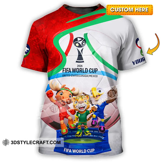 Unisex Shirt - Custom World Cup 2026 3D Shirt T-shirt