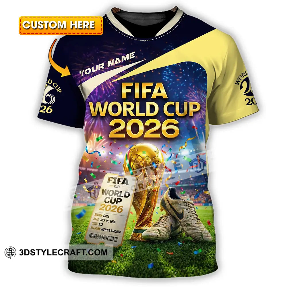 Unisex Shirt - Custom World Cup 2026 3D Shirt T-shirt