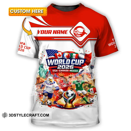 Unisex Shirt - Custom World Cup 2026 3D Shirt T-shirt