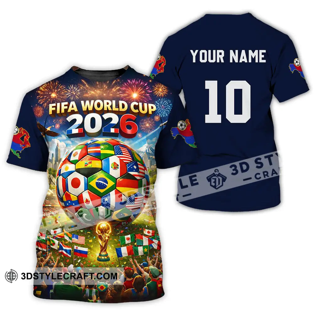 Unisex Shirt - Custom World Cup 2026 3D Shirt T-Shirt / S T-shirt