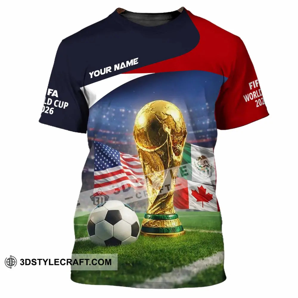Unisex Shirt - Custom World Cup 2026 3D Shirt T-Shirt / S T-shirt