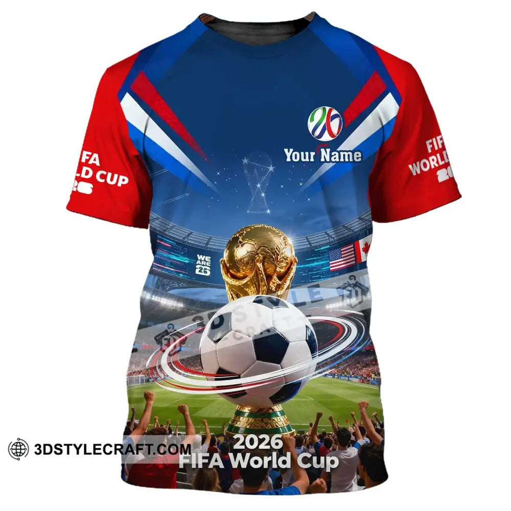 Unisex Shirt - Custom World Cup 2026 3D Shirt T-Shirt / S T-shirt