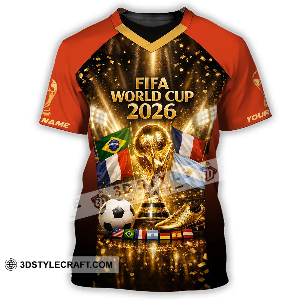 Unisex Shirt - Custom World Cup 2026 3D Shirt T-Shirt / S T-shirt