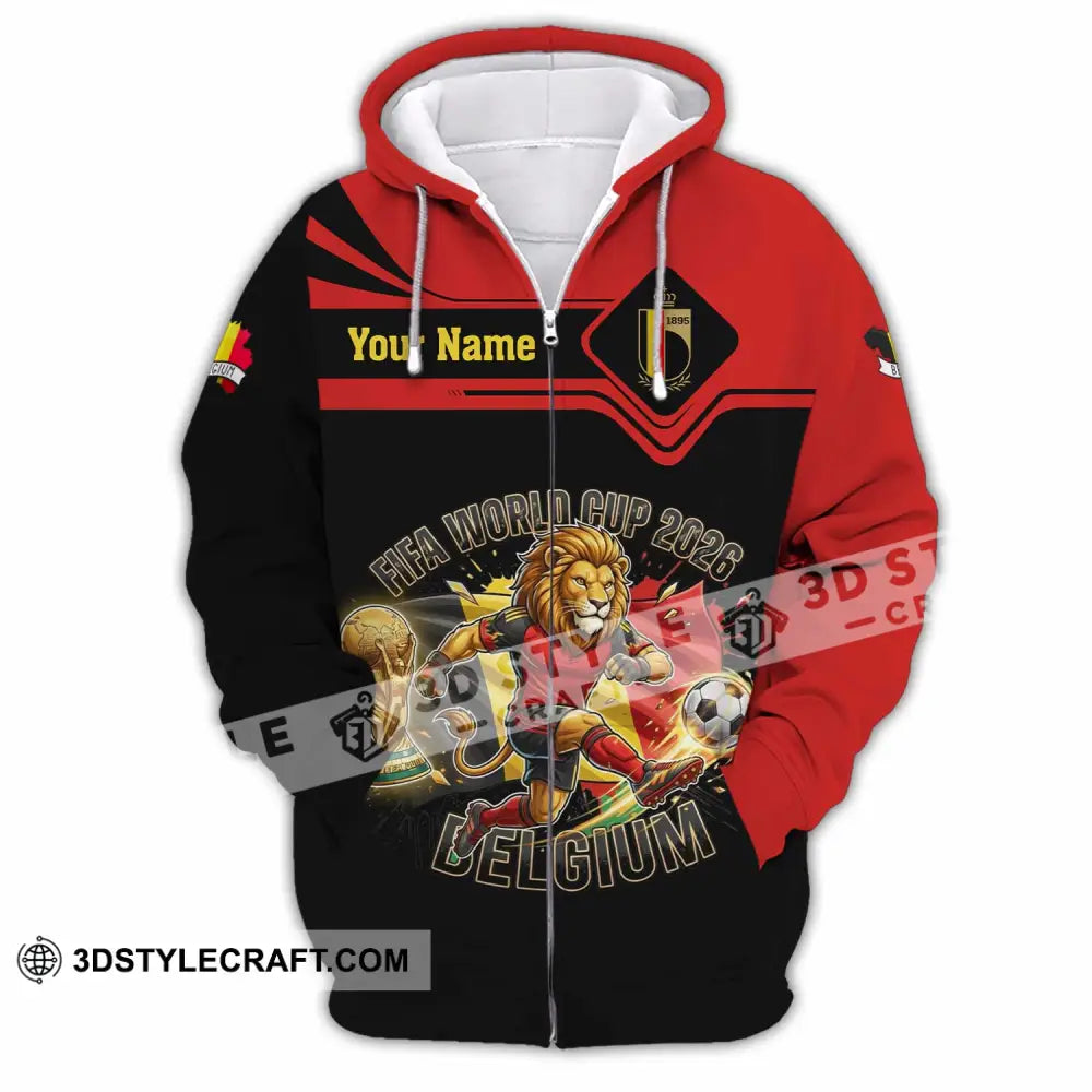Unisex Shirt - Custom World Cup 2026 3D Shirt Zipper Hoodie / S T-shirt