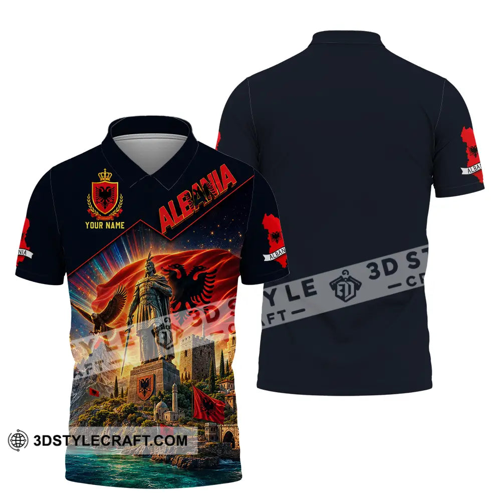 Unisex Shirt - Custom Albania Shirt - Polo Shirt / S - T-shirt