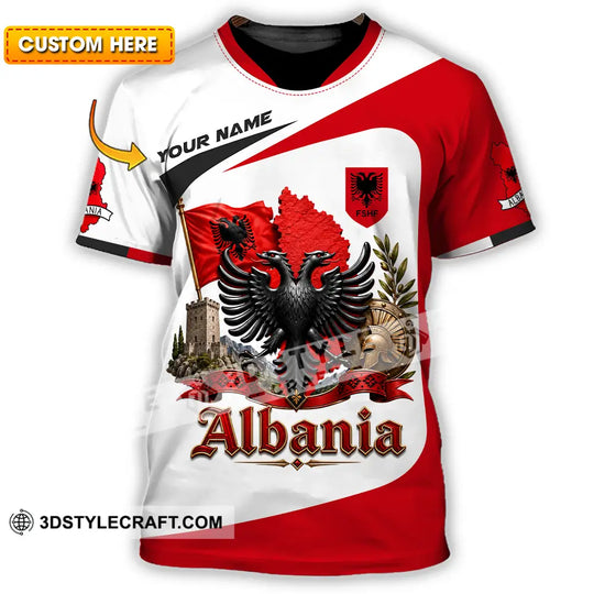 Unisex Shirt - Custom Albania Shirt style option 1