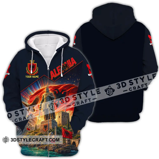 Unisex Shirt - Custom Albania Shirt style option 4