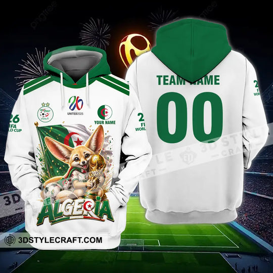 Unisex Shirt - Custom Algeria 3D Shirt style option 3