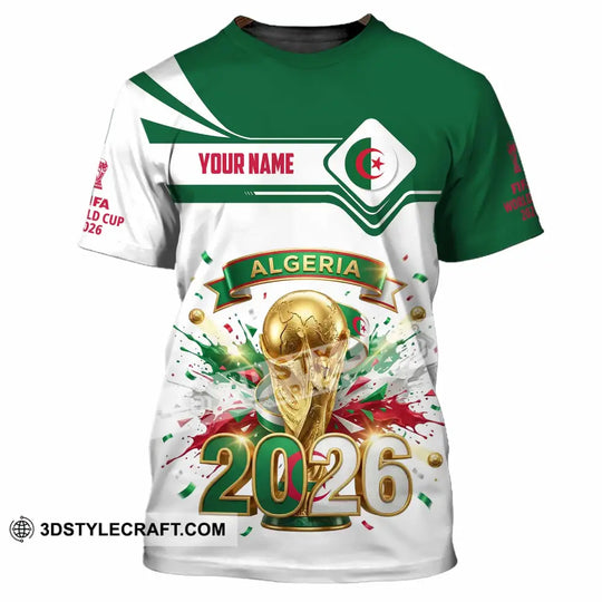 Unisex Shirt - Custom Algeria 3D Shirt style option 2