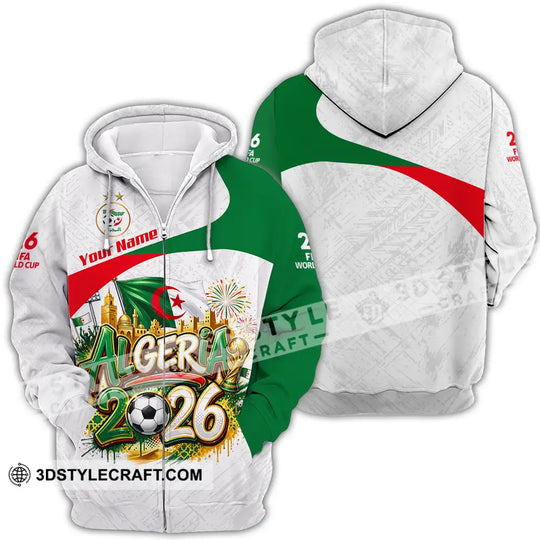 Unisex Shirt - Custom Algeria 3D Shirt style option 4