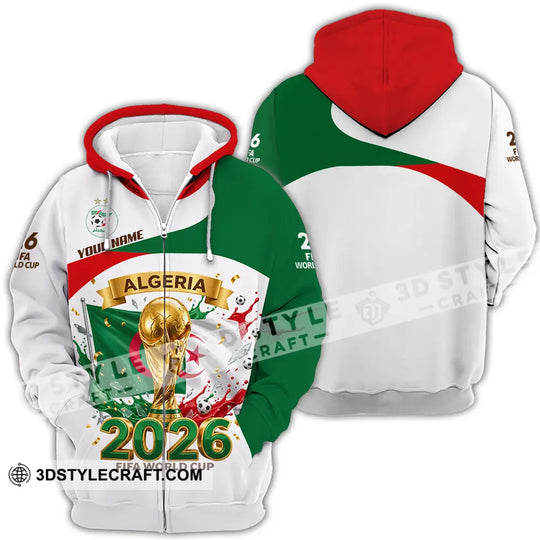 Unisex Shirt - Custom Algeria 3D Shirt style option 4