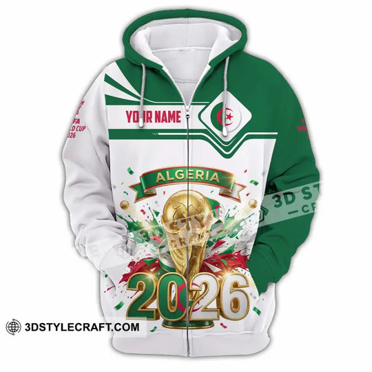 Unisex Shirt - Custom Algeria 3D Shirt style option 4