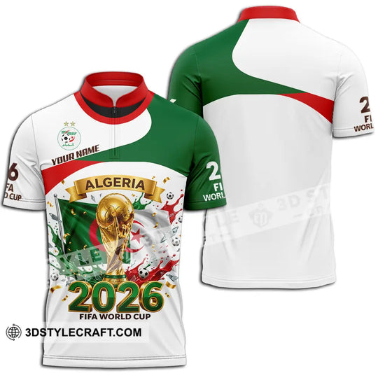 Unisex Shirt - Custom Algeria 3D Shirt style option 2