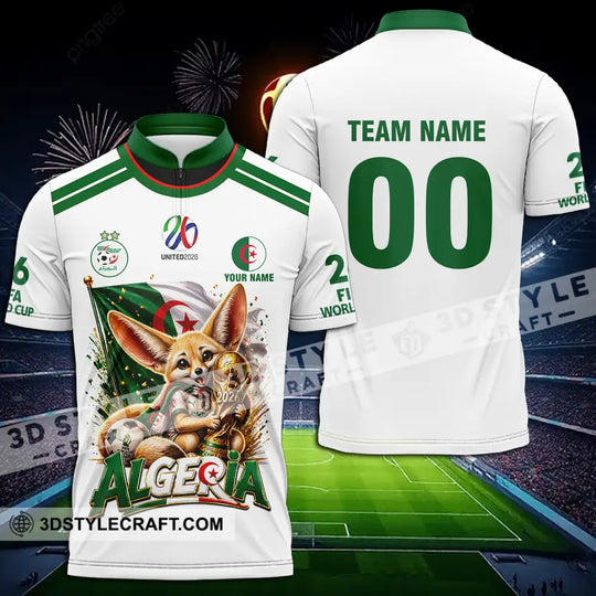 Unisex Shirt - Custom Algeria 3D Shirt style option 2