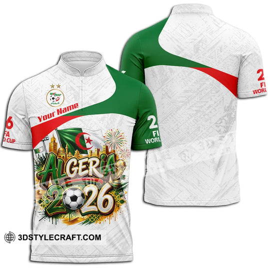 Unisex Shirt - Custom Algeria 3D Shirt style option 2