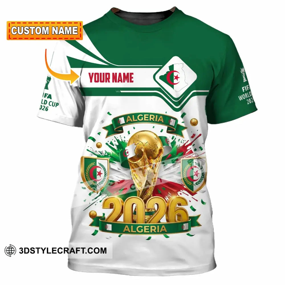 Unisex Shirt - Custom Algeria World Cup 2026 Shirt - T-shirt
