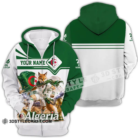 Unisex Shirt - Custom Algeria Shirt style option 4