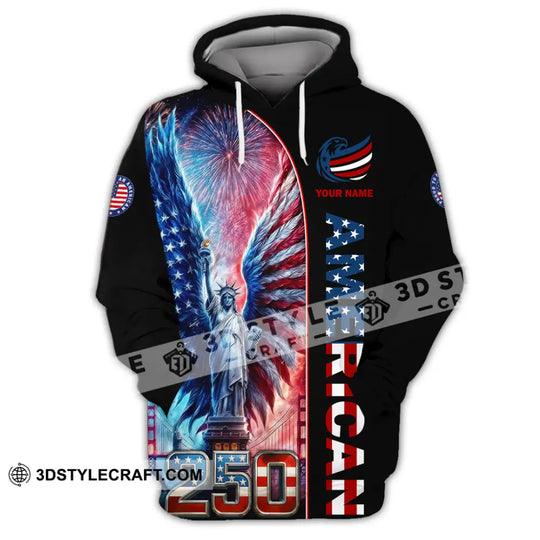 Unisex Shirt - Custom American 250 3D Shirt style option 3