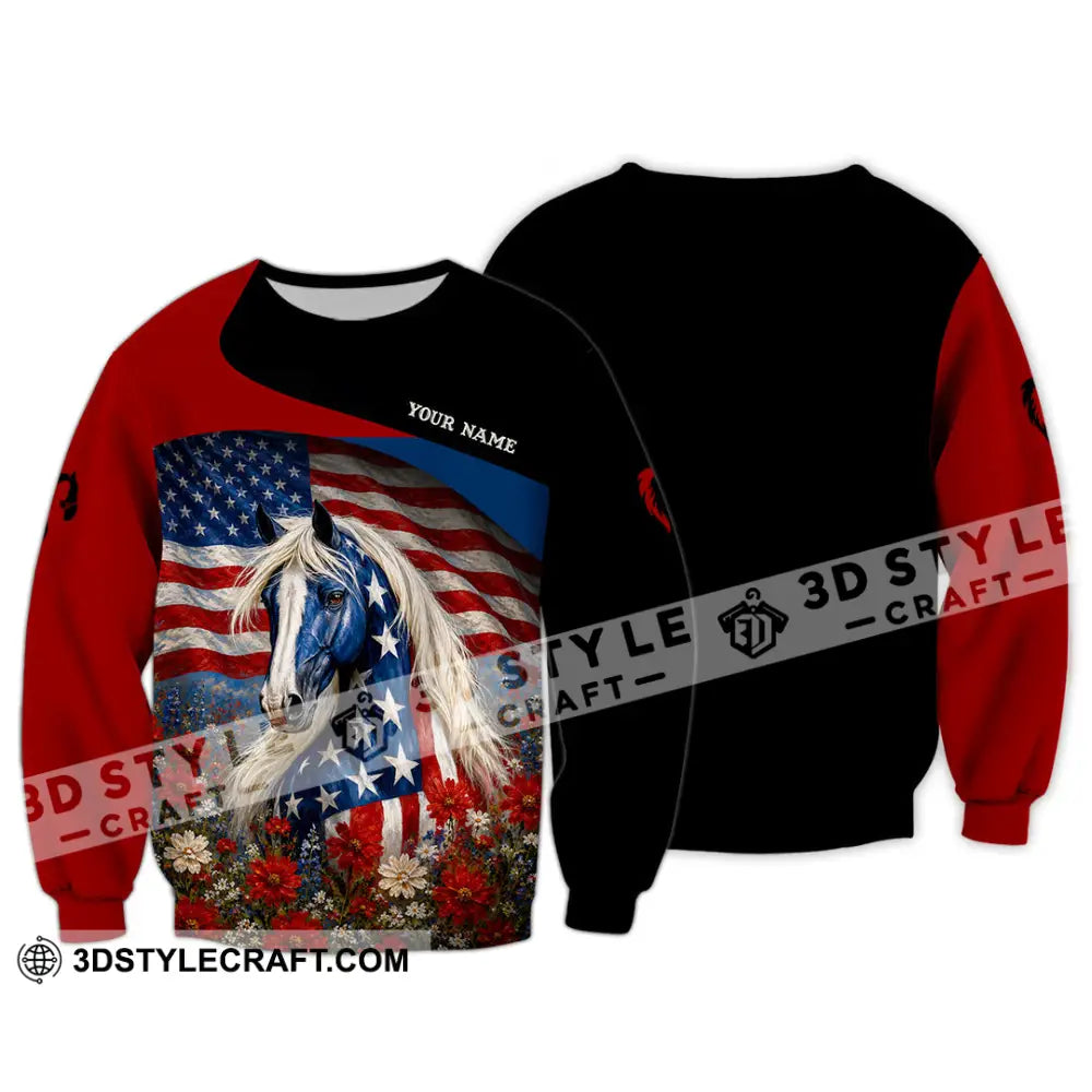 Unisex Shirt - Custom American Shirt - Long Sleeve / S - T-shirt
