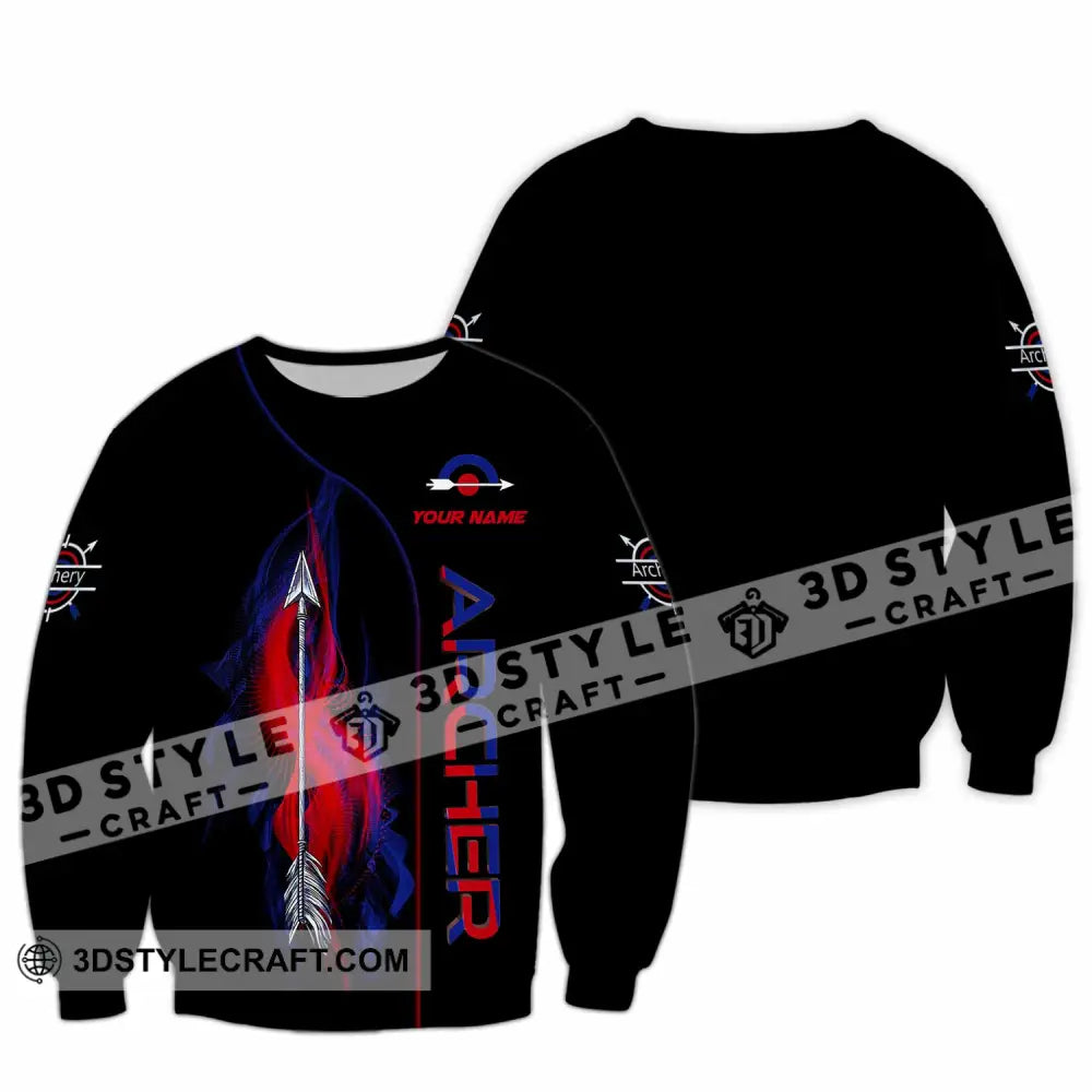 Unisex Shirt - Custom Archer 3D Shirt Long Sleeve / S T-shirt