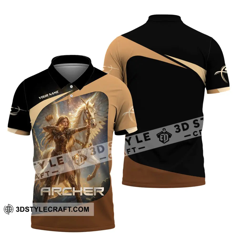 Unisex Shirt - Custom Archer 3D Shirt Polo Shirt / S T-shirt