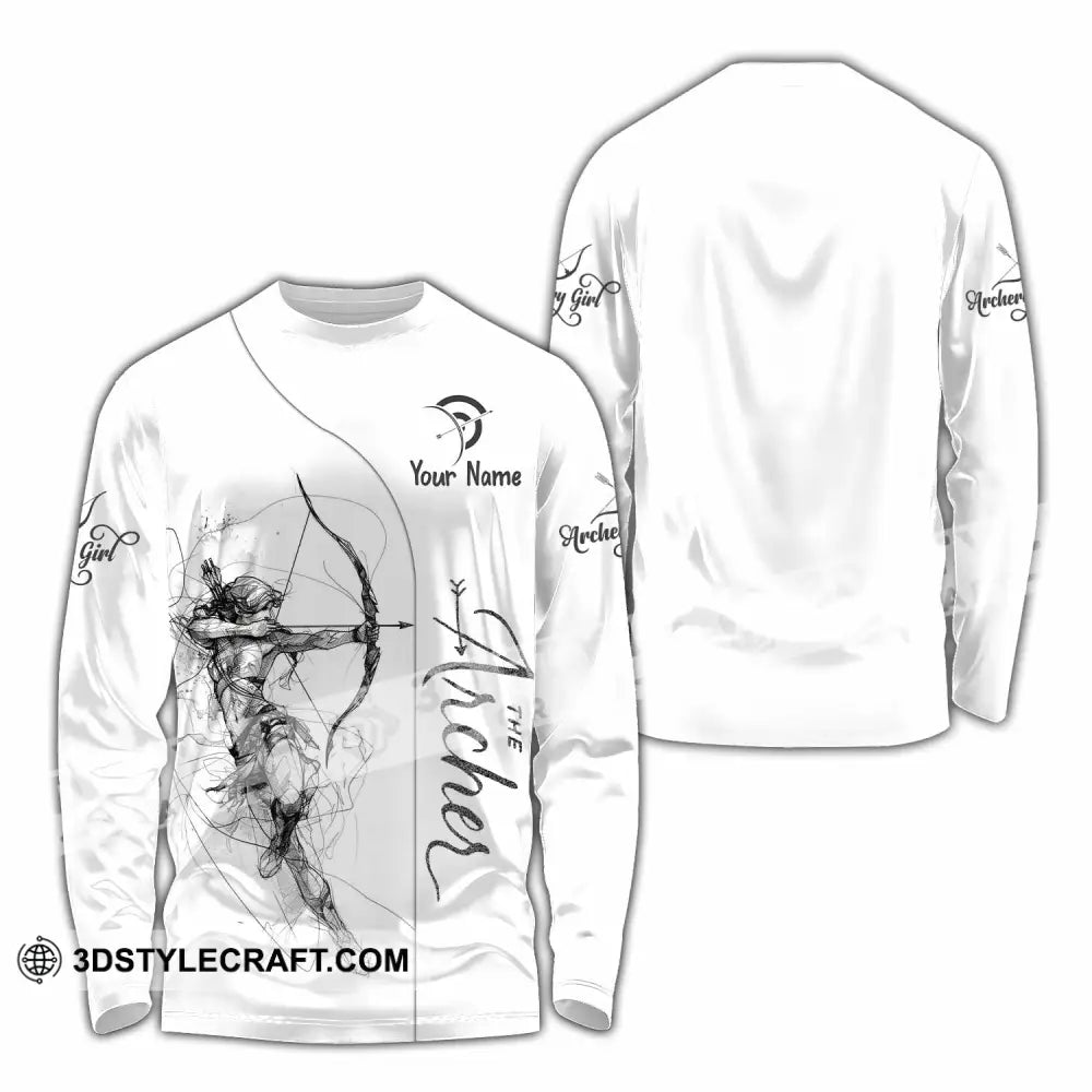 Unisex Shirt - Custom Archery 3D Shirt Long Sleeve Shirt / S T-shirt