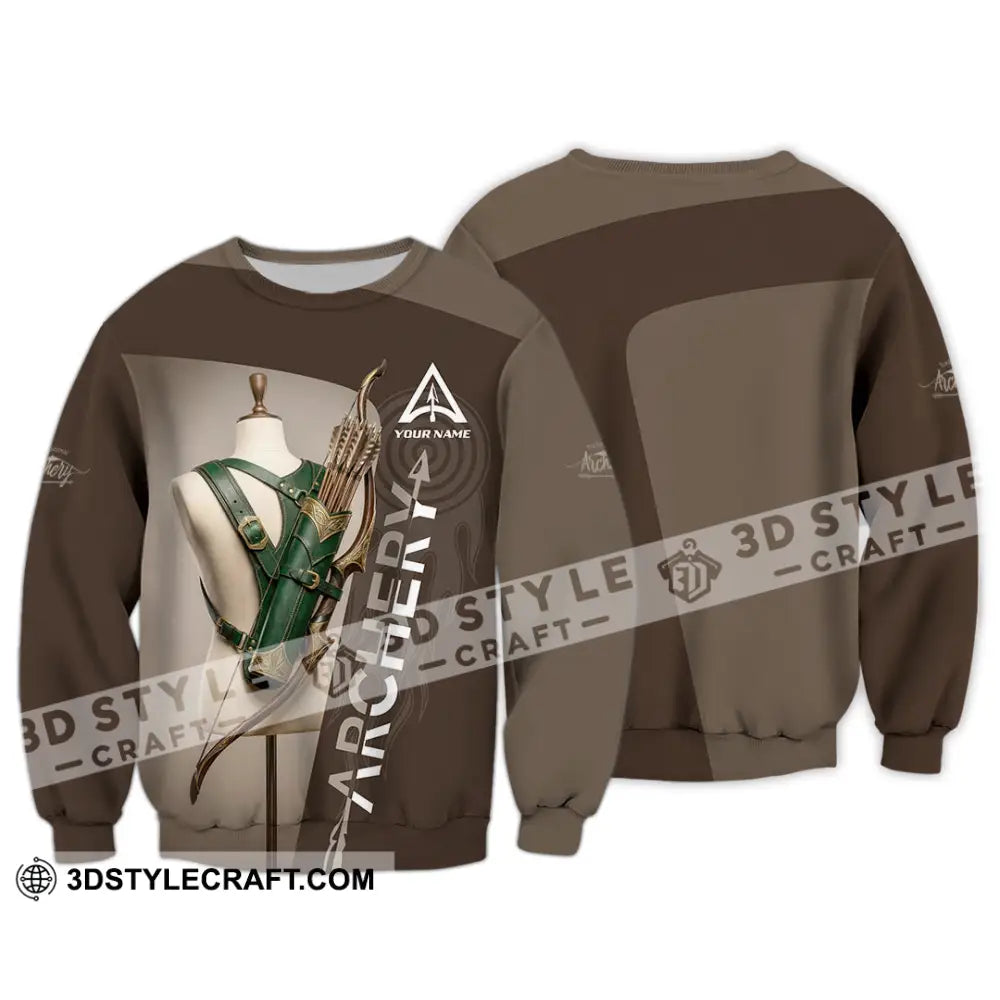 Unisex Shirt - Custom Archery 3D Shirt Long Sleeve / S T-shirt