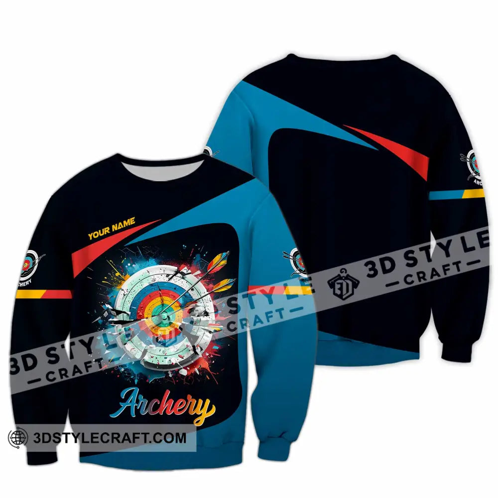 Unisex Shirt - Custom Archery 3D Shirt Long Sleeve / S T-shirt