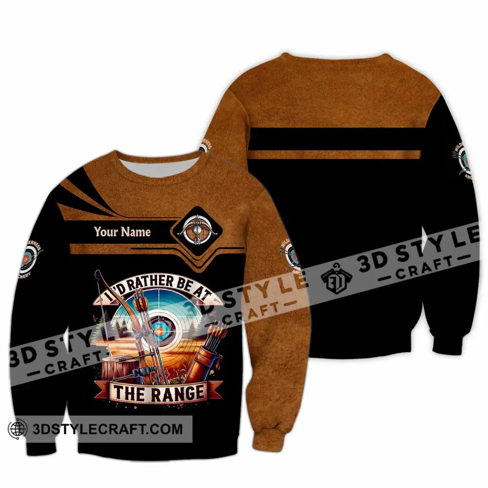 Unisex Shirt - Custom Archery 3D Shirt Long Sleeve / S T-shirt