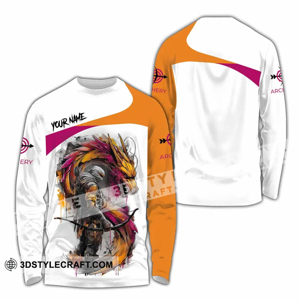 Unisex Shirt - Custom Archery 3D Shirt Long Sleeve Shirt / S T-shirt