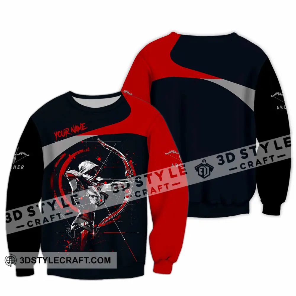 Unisex Shirt - Custom Archery 3D Shirt Long Sleeve / S T-shirt