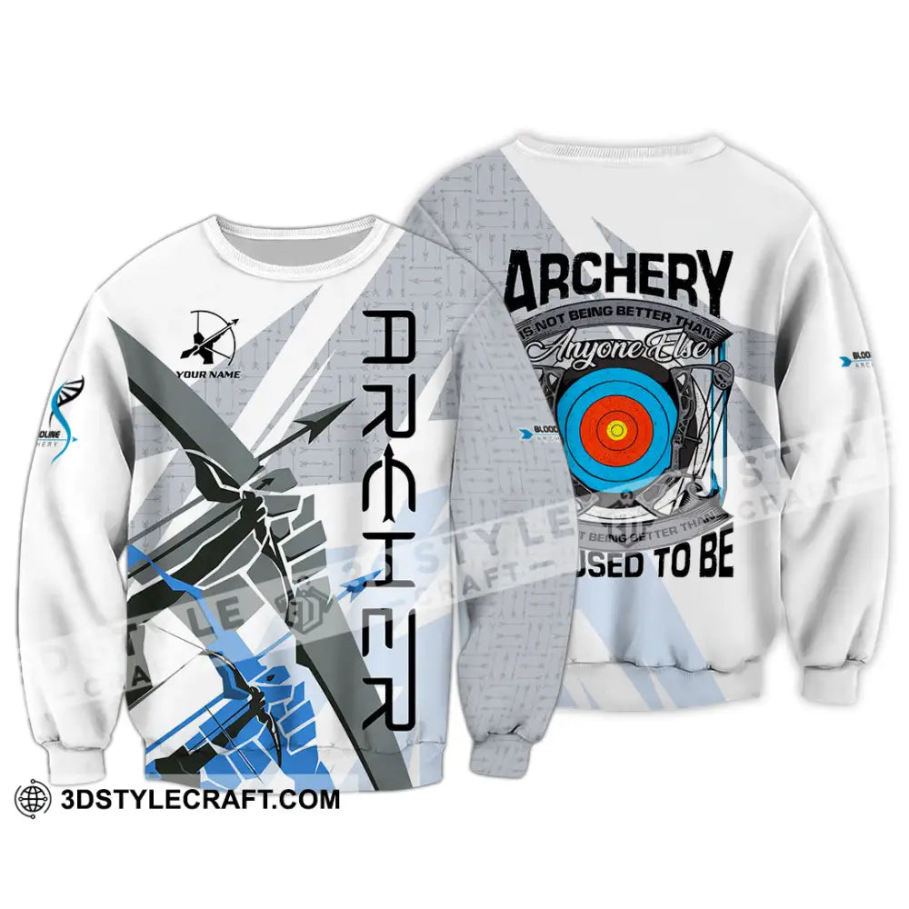Unisex Shirt - Custom Archery 3D Shirt Long Sleeve / S T-shirt