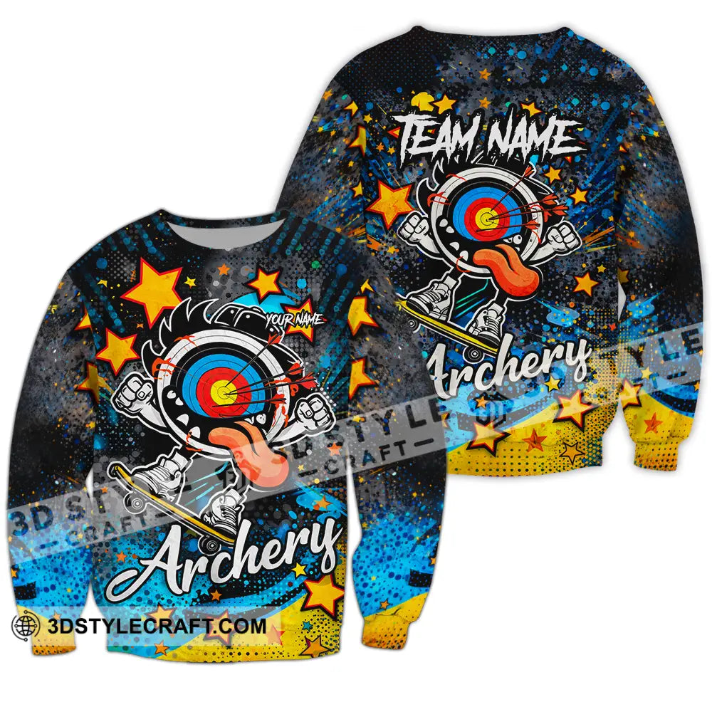 Unisex Shirt - Custom Archery 3D Shirt Long Sleeve / S T-shirt