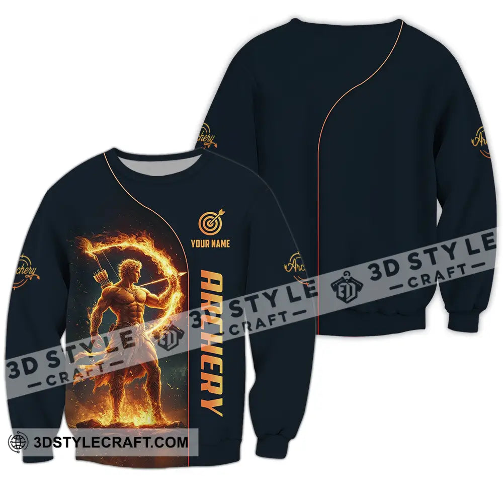 Unisex Shirt - Custom Archery 3D Shirt Long Sleeve / S T-shirt