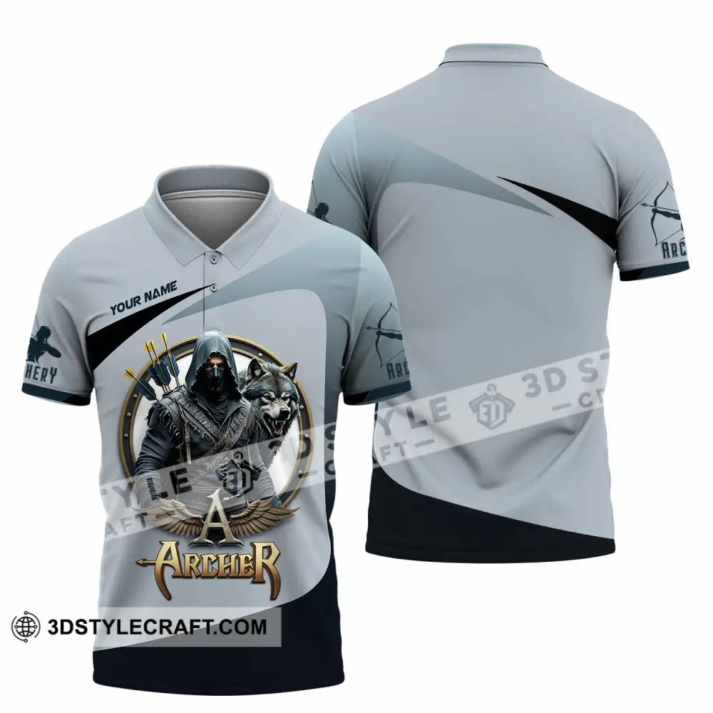 Unisex Shirt - Custom Archery 3D Shirt Polo Shirt / S T-shirt