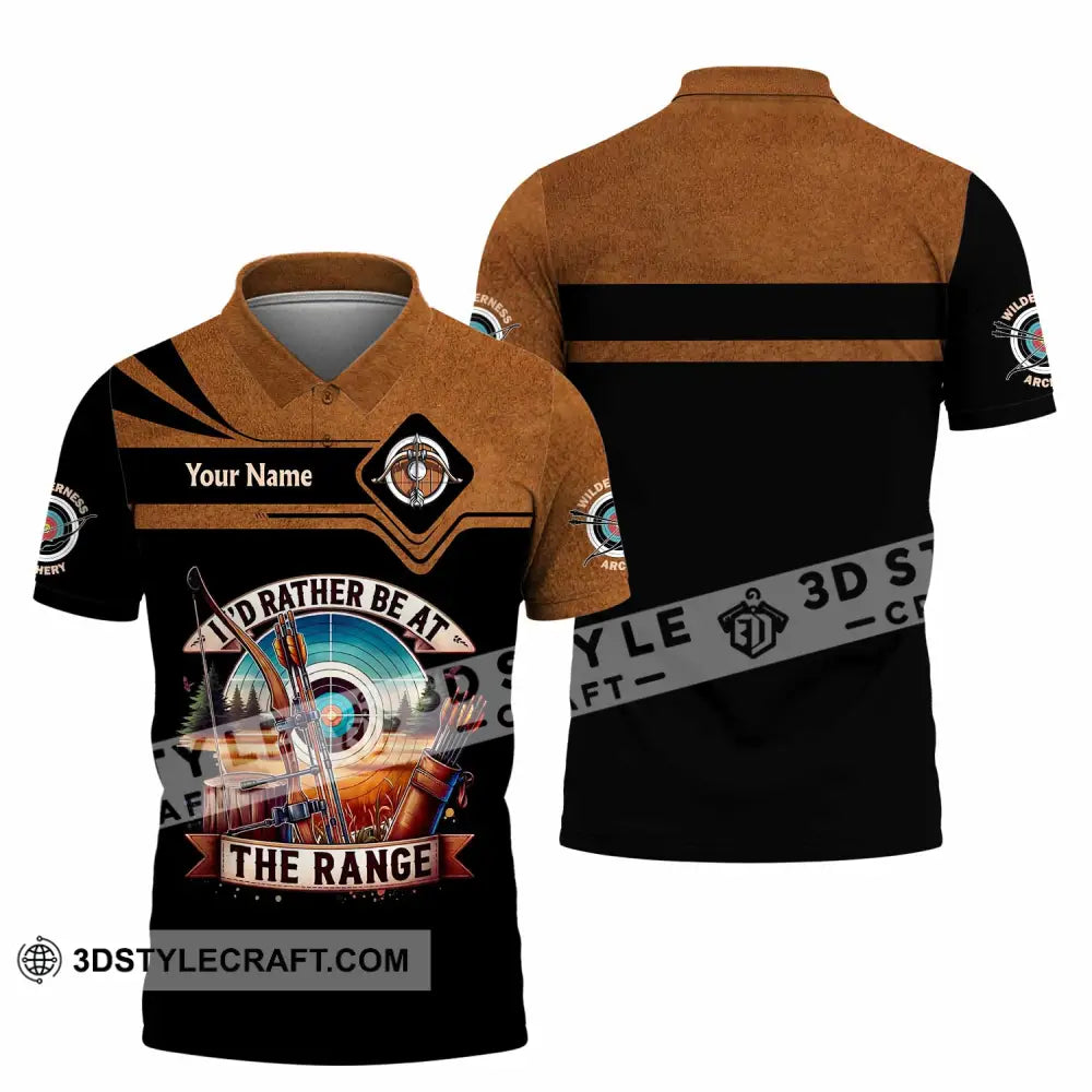 Unisex Shirt - Custom Archery 3D Shirt Polo Shirt / S T-shirt