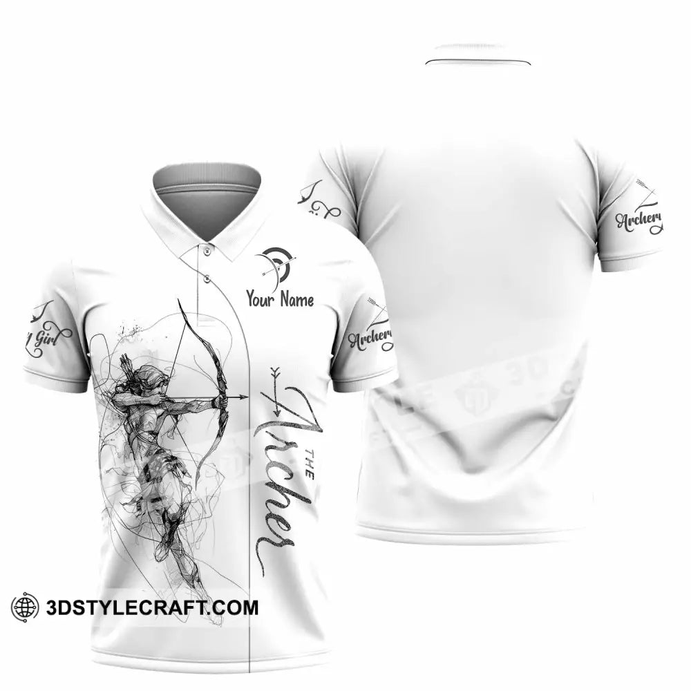 Unisex Shirt - Custom Archery 3D Shirt Polo Shirt / S T-shirt
