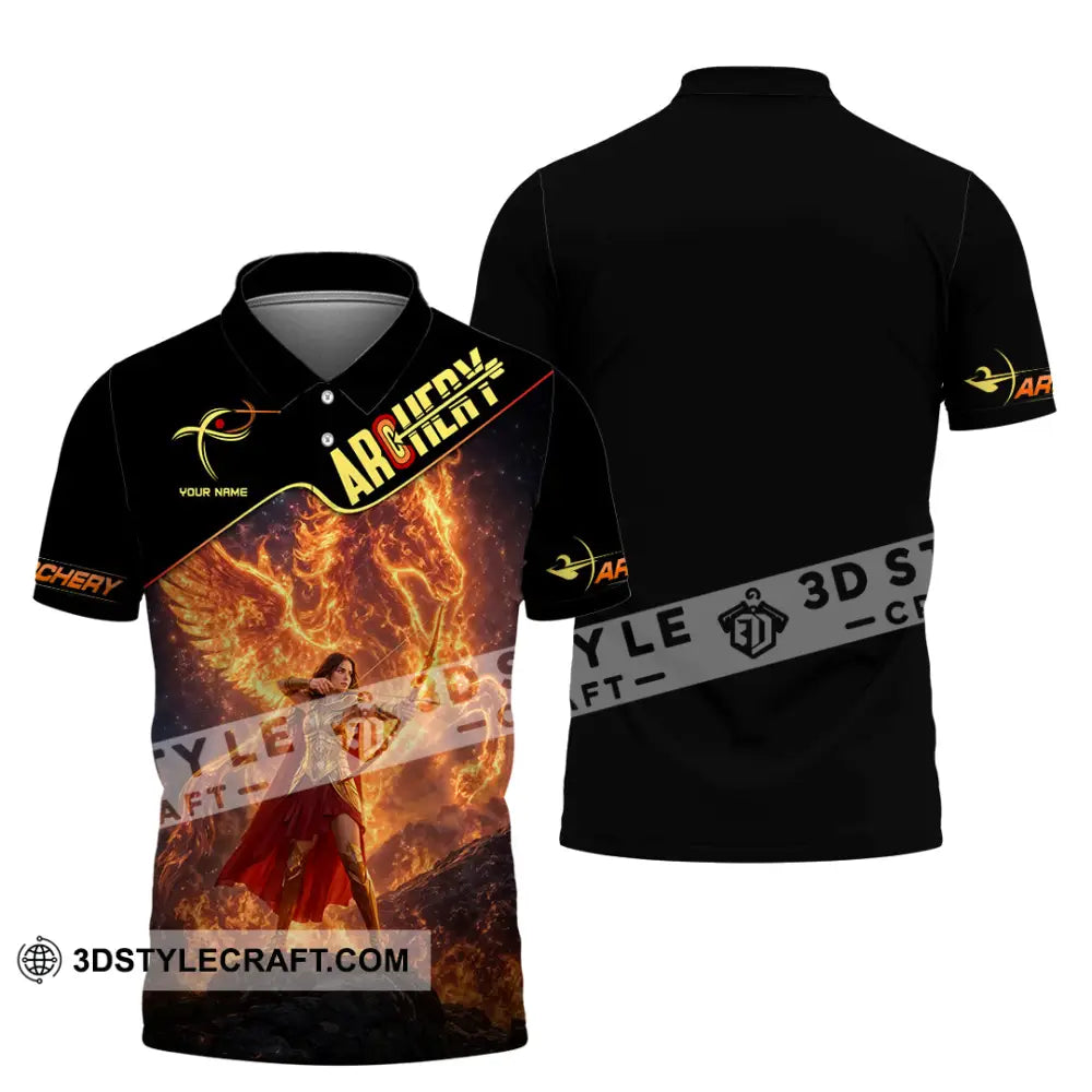 Unisex Shirt - Custom Archery 3D Shirt Polo Shirt / S T-shirt