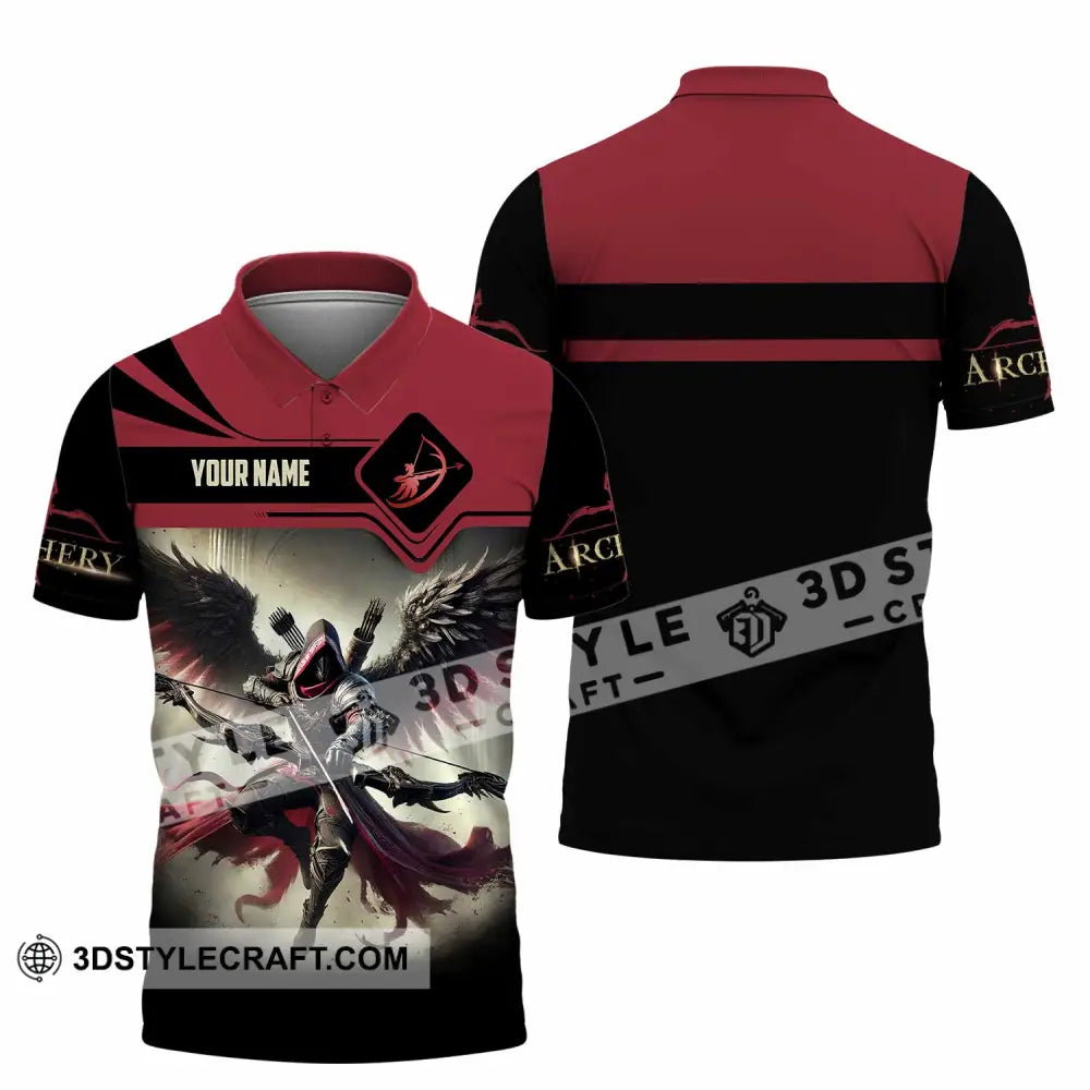 Unisex Shirt - Custom Archery 3D Shirt Polo Shirt / S T-shirt
