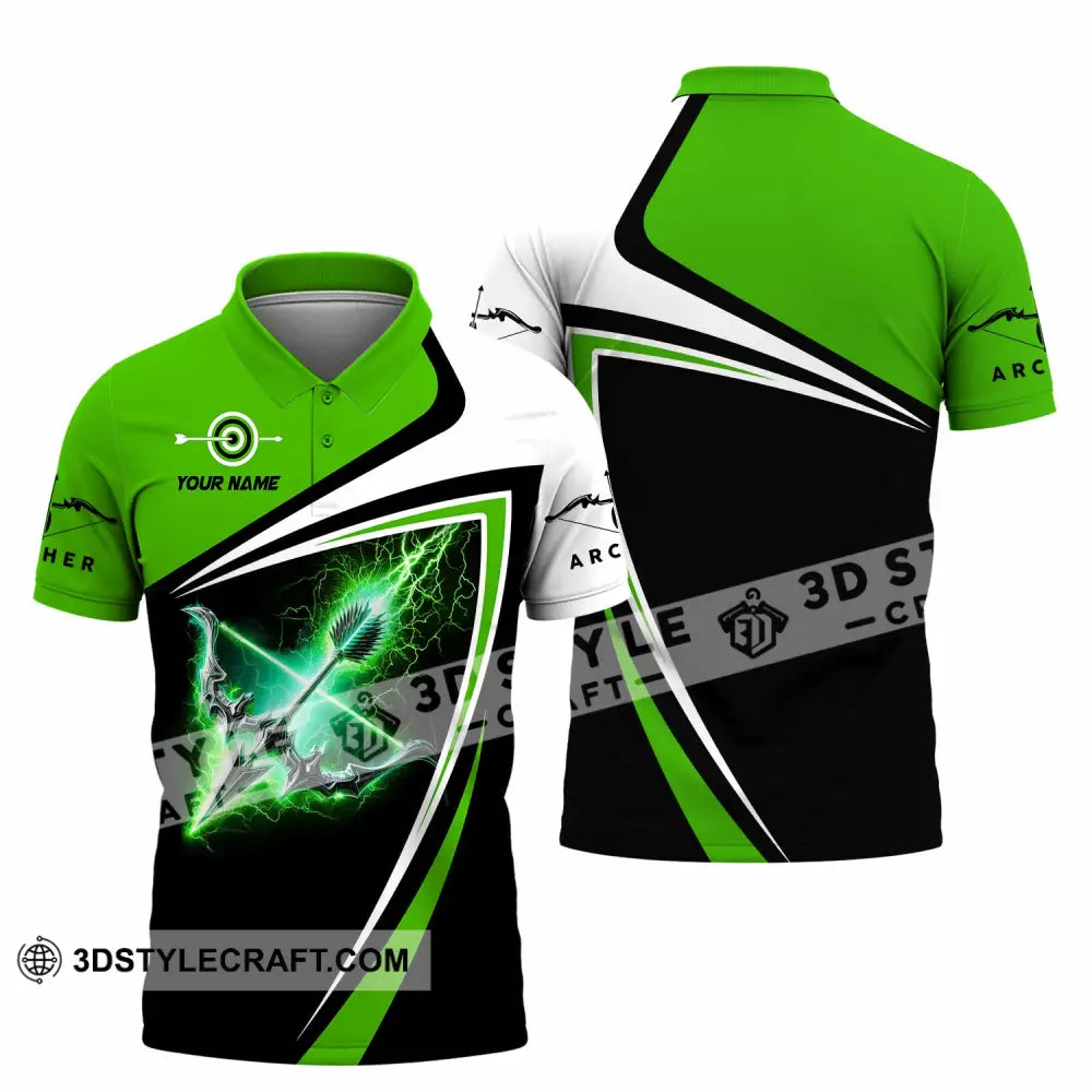 Unisex Shirt - Custom Archery 3D Shirt Polo Shirt / S T-shirt