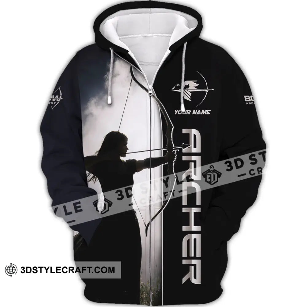 Unisex Shirt - Custom Archery 3D Shirt Zipper Hoodie / S T-shirt