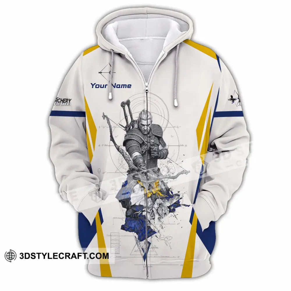 Unisex Shirt - Custom Archery 3D Shirt Zipper Hoodie / S T-shirt