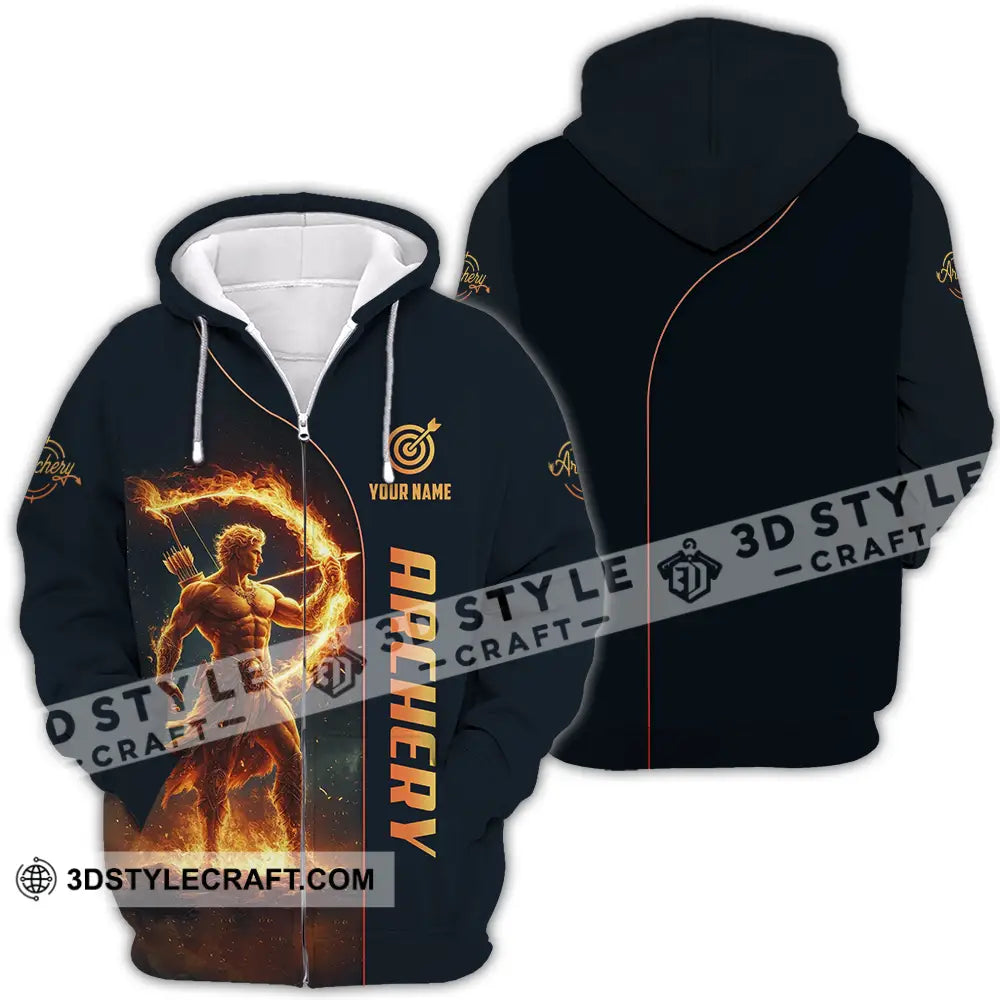 Unisex Shirt - Custom Archery 3D Shirt Zipper Hoodie / S T-shirt