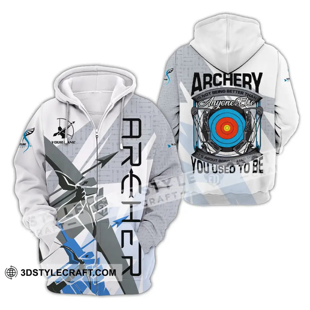 Unisex Shirt - Custom Archery 3D Shirt Zipper Hoodie / S T-shirt