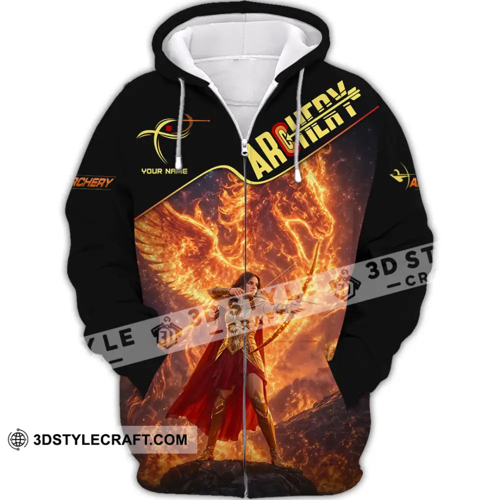 Unisex Shirt - Custom Archery 3D Shirt Zipper Hoodie / S T-shirt