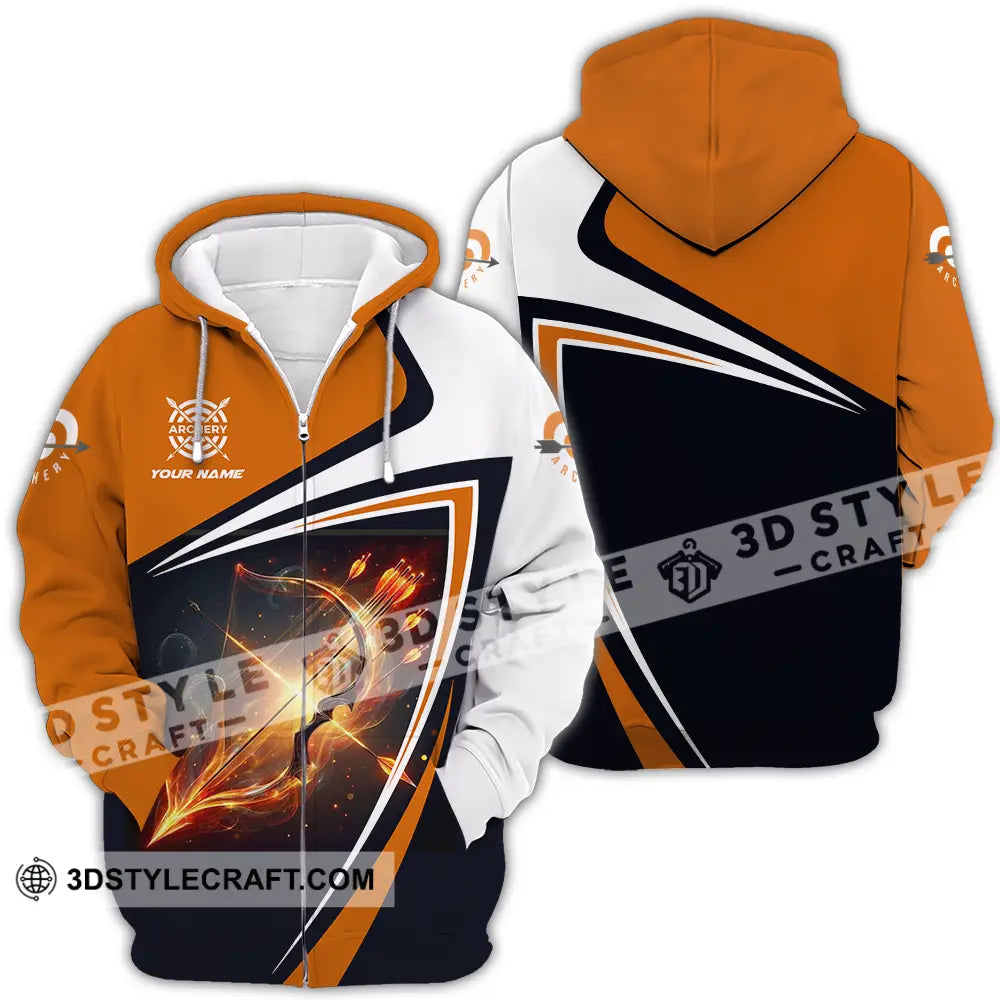 Unisex Shirt - Custom Archery 3D Shirt Zipper Hoodie / S T-shirt
