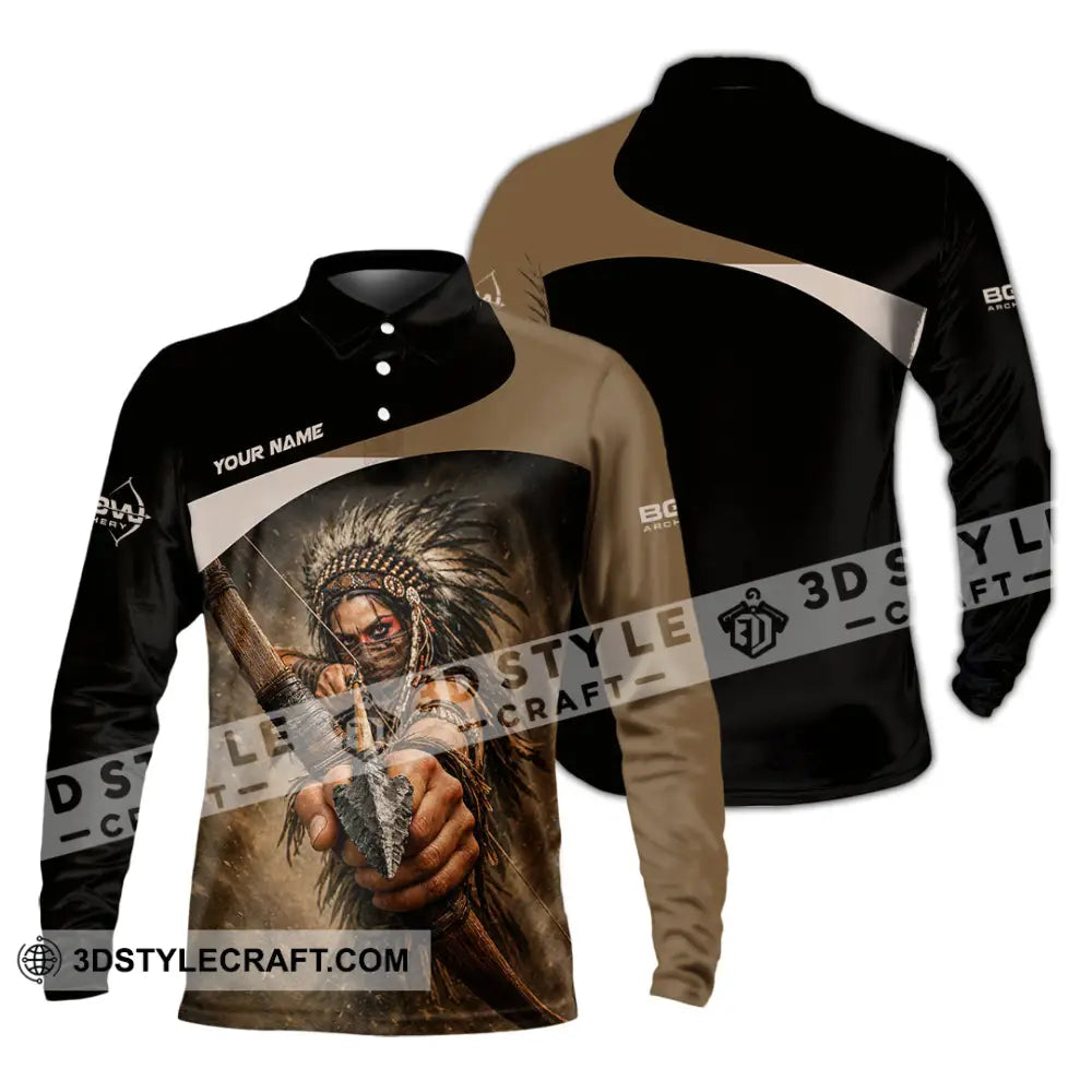 Unisex Shirt - Custom Archery Shirt - Long Sleeve Polo / S - T-shirt
